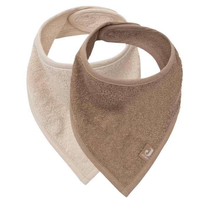 Jollein - Slab Bandana Soft Sand/Milky Coffee (2pack)