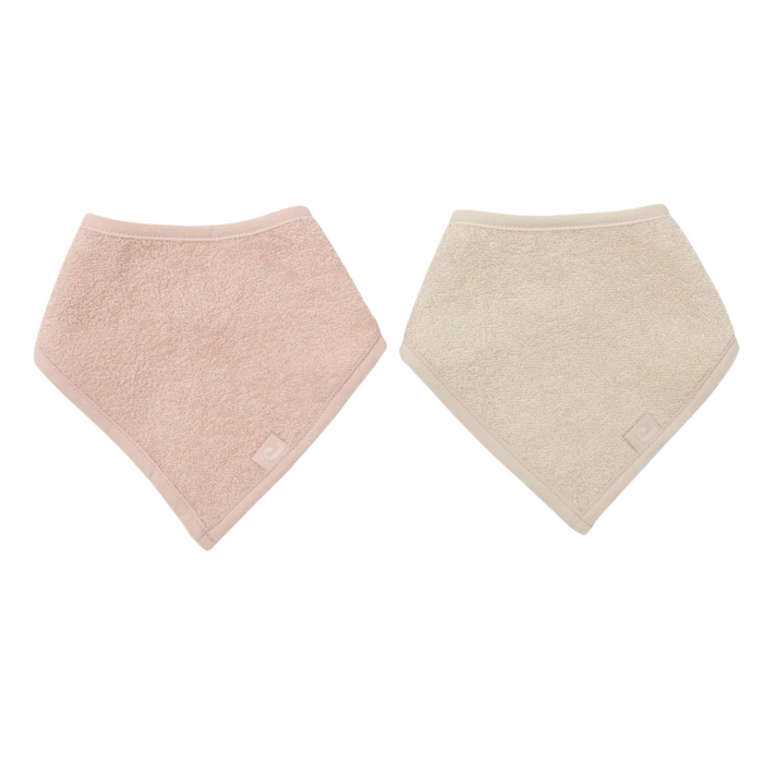 Jollein - Slab Bandana Soft Silk Rose/Sand (2pack)