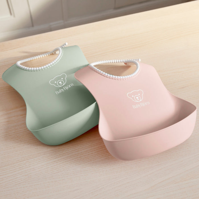 Babybjorn - Baby Slab duopack - Pastelgroen Pastelroze