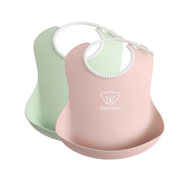 Babybjorn - Baby Slab duopack - Pastelgroen Pastelroze