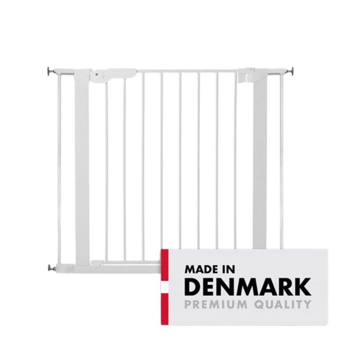 Babydan - Asta deurhekje metaal - Wit (2 verlengstukken) (73.5cm - 93.3cm)