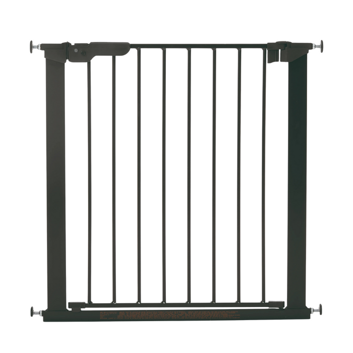 Babydan - Asta deurhekje metaal - Zwart (2 VERLENGSTUKKEN) (73.5cm - 93.3cm)