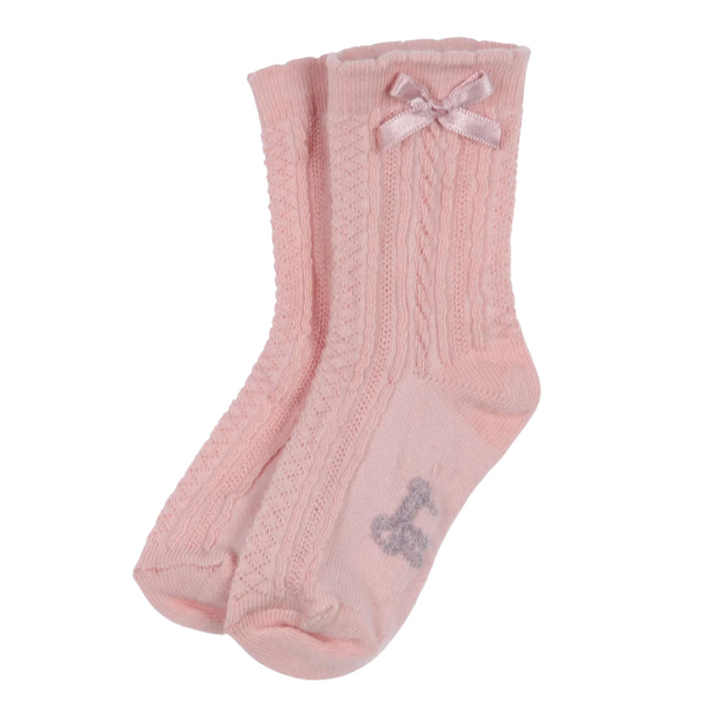 Gymp - Socks Kite little bow - Old Rose