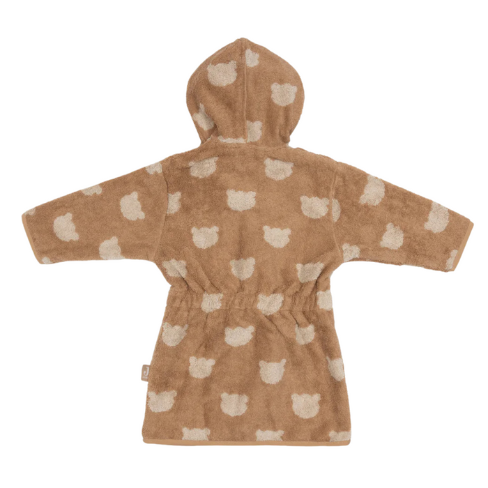 Jollein - Badjas Badstof Jacquard - Teddy Bear (1-2 jaar)