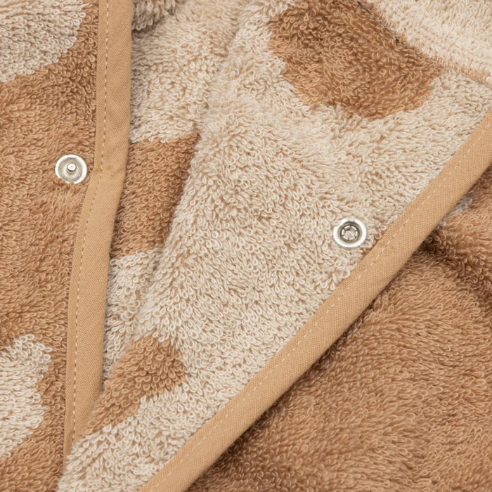 Jollein - Badjas Badstof Jacquard - Teddy Bear (1-2 jaar)