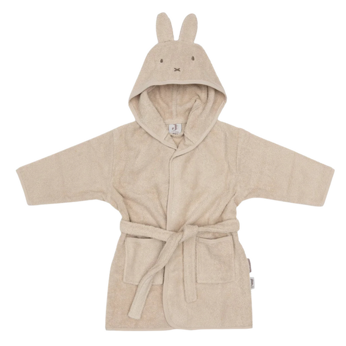Jollein - Badjas Badstof Miffy - Warm Sand (1-2 jaar)