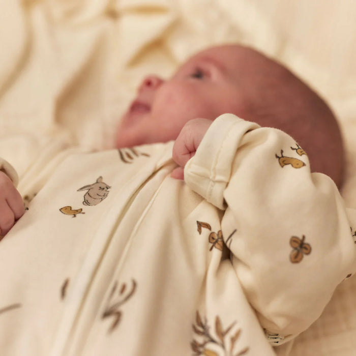 Jollein - Slaapzak Zomer Afritsbare Mouw Jersey Rond 70cm Riverside (TOG 1.0)