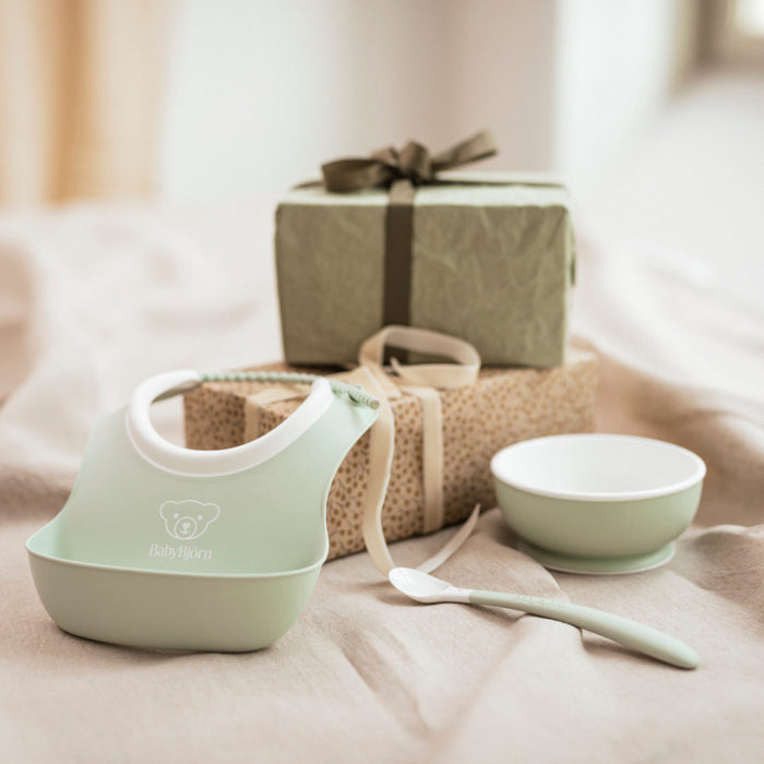 Babybjorn - Babyservies 3-delig pastelgroen