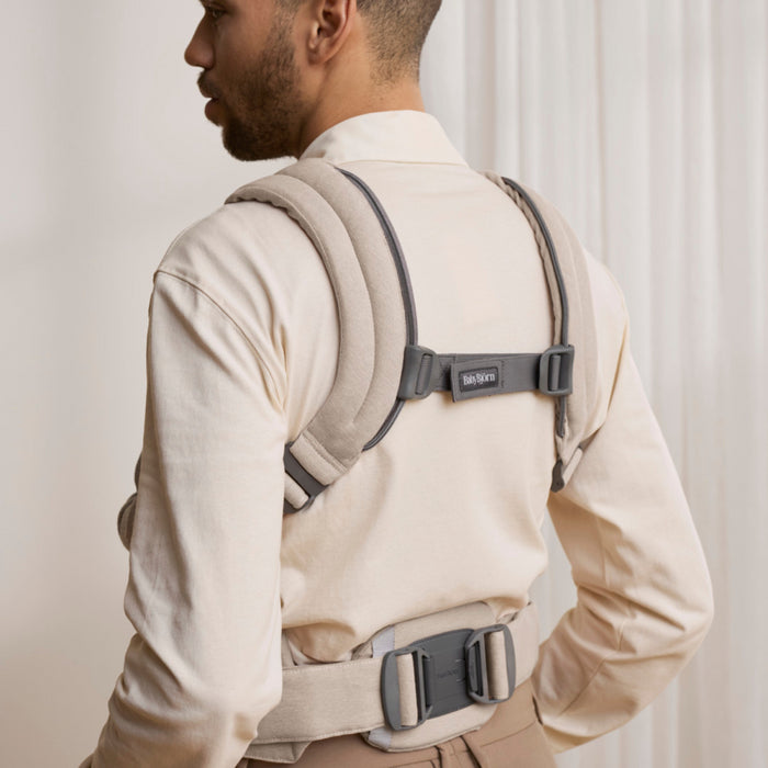 Babybjorn - Draagzak Harmony - Geweven Mélange Lichtbeige