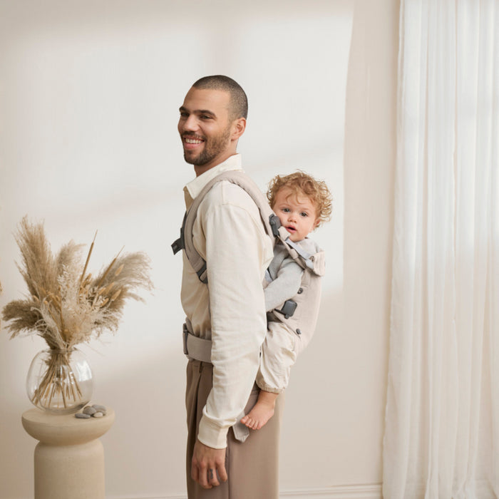 Babybjorn - Draagzak Harmony - Geweven Mélange Lichtbeige