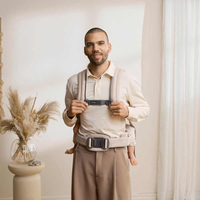 Babybjorn - Draagzak Harmony - Geweven Mélange Lichtbeige
