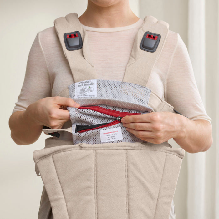 Babybjorn - Draagzak Harmony - Geweven Mélange Lichtbeige