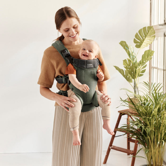 Babybjorn - Draagzak Harmony - 3D Mesh Donkergroen