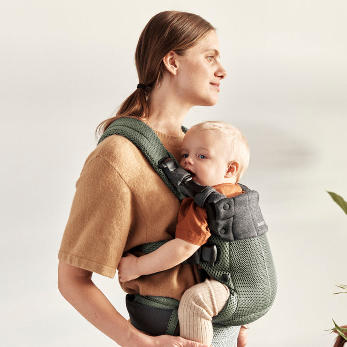 Babybjorn - Draagzak Harmony - 3D Mesh Donkergroen