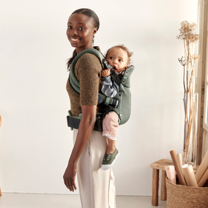 Babybjorn - Draagzak Harmony - 3D Mesh Donkergroen
