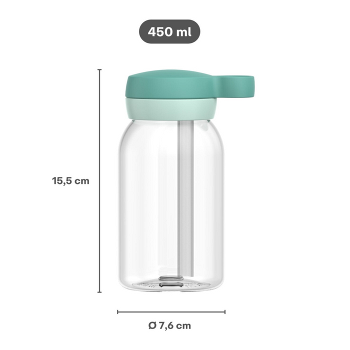 Mepal x Little Dutch - Drinkfles met rietje campus 450 ml - Fairy Wonders