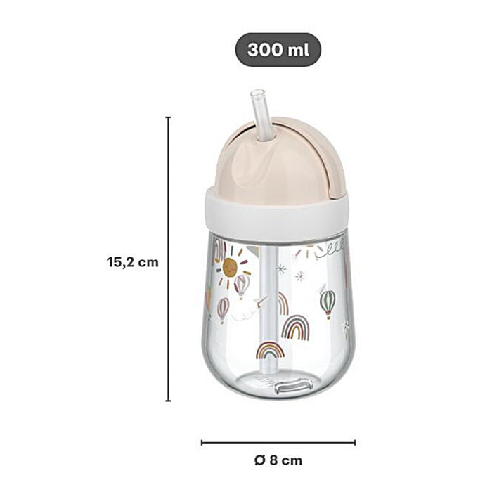 Mepal - rietjesbeker mio 300 ml - Sunshine & rainbow