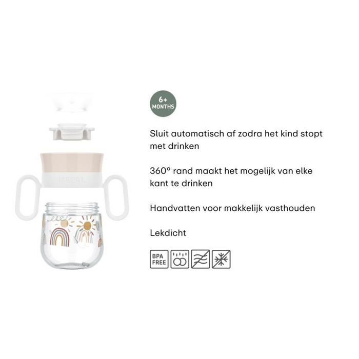 Mepal - 360° drinkbeker mio 200 ml - Forest Friends