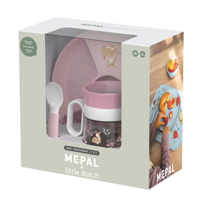 Mepal x Little Dutch- Set Babyservies 3-Delig Fairy Garden