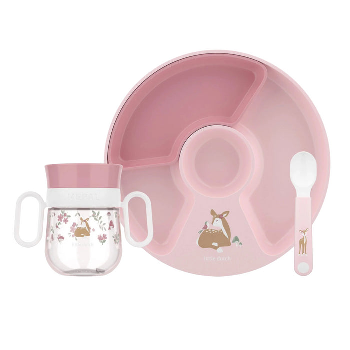 Mepal x Little Dutch- Set Babyservies 3-Delig Fairy Garden