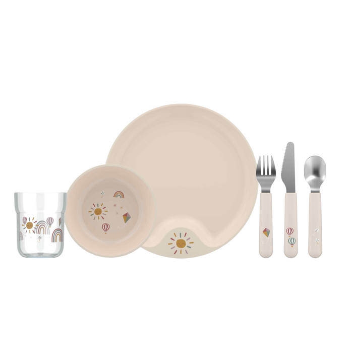 Mepal - Set kinderservies mio 6-delig - Sunshine and Rainbow