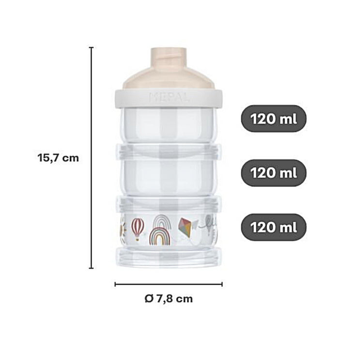 Mepal - Melkpoedertoren Mio 3-delig - Fairy Garden