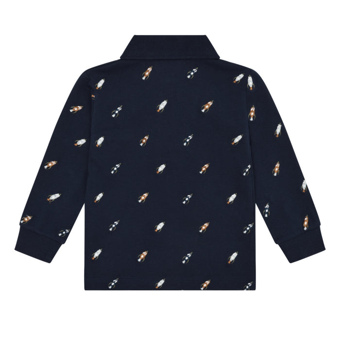 Hust and Claire - Stevie Space embroidery - More navy