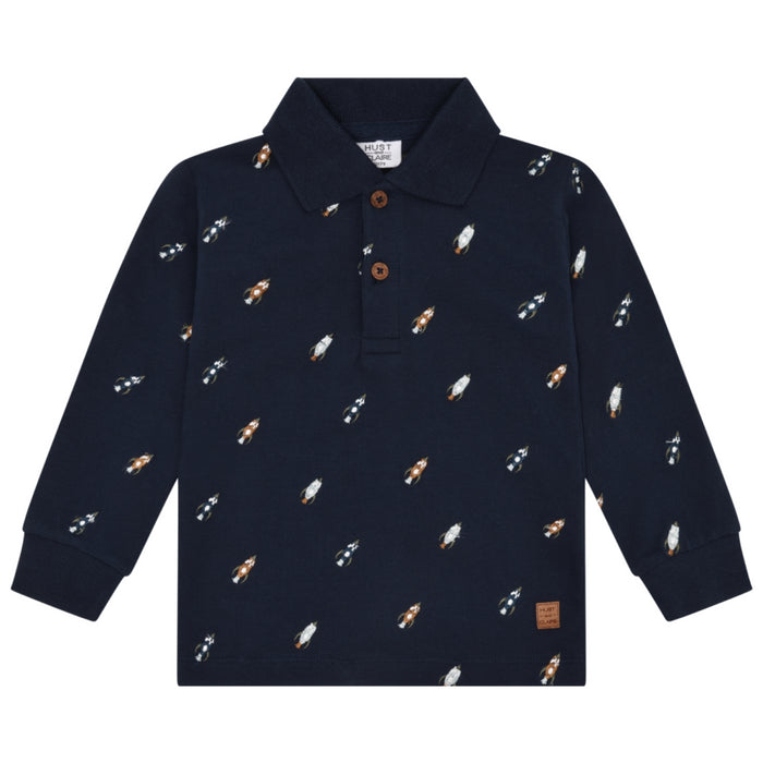 Hust and Claire - Stevie Space embroidery - More navy