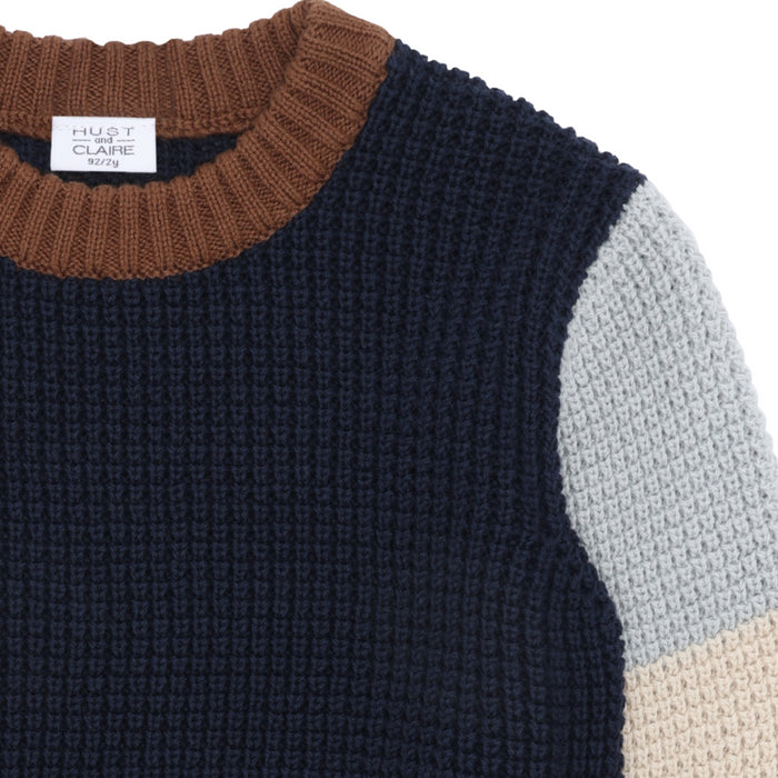 Hust and Claire - Pelle colorblock - More navy