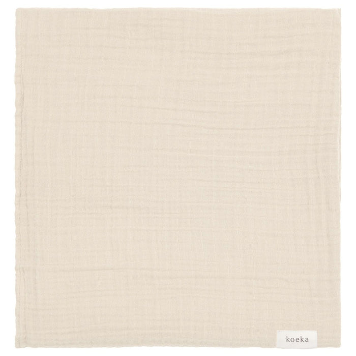 Koeka - Tetradoek Swaddle Faro warm white (75x75 cm)
