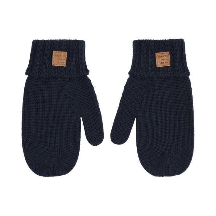 Hust and Claire - Florine Solid - Wollen wanten - Navy blue