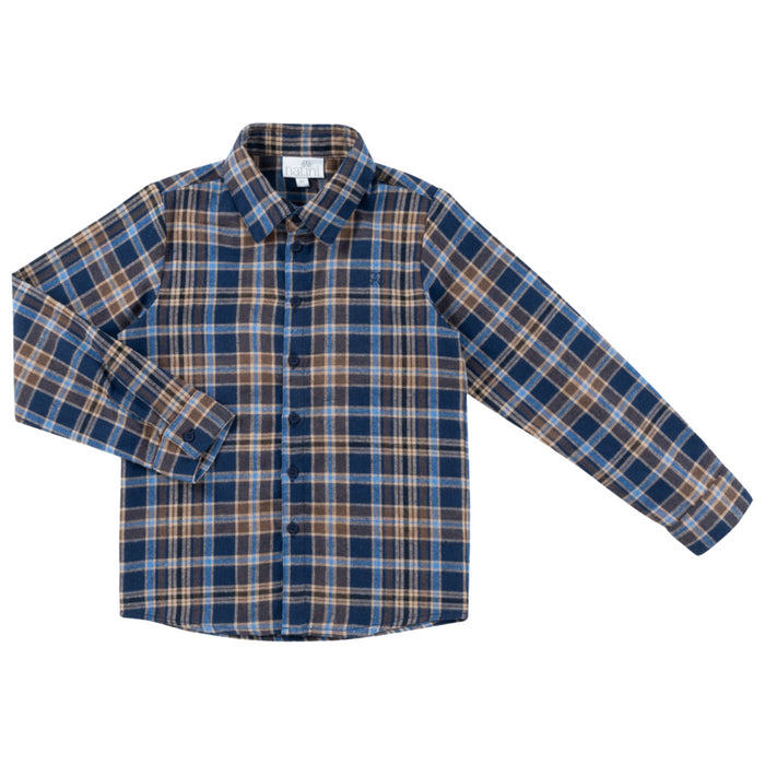Natini - Shirt Square Arthur - Blue Brown