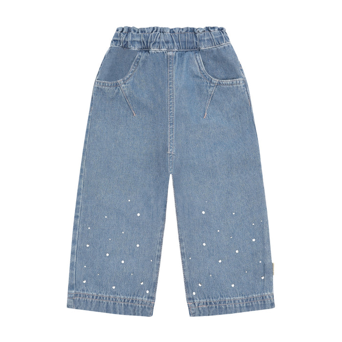 Hust and Claire - Theresa denim with studs - Blue denim
