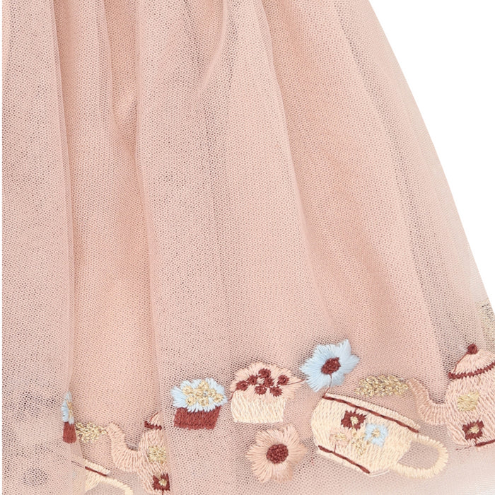 Hust and Claire - Ninna tea party embroidered - Rugby tan