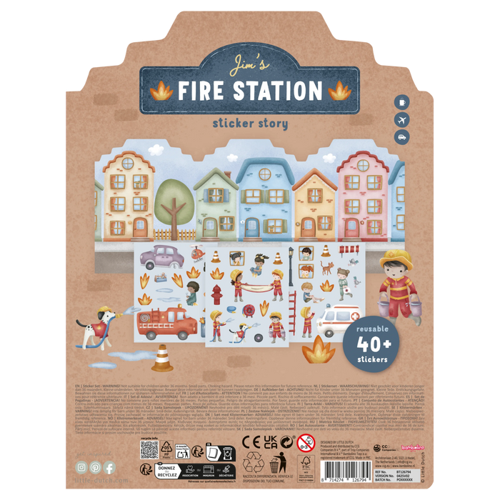 Little Dutch - Stickerboek herbruikbaar Jim