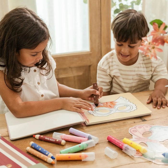 Little Dutch - Knutselboekje met schaar Rosa
