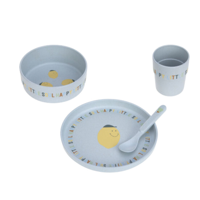 Lassig - Dish Set PP/Cellulose Happy Fruits Lemon