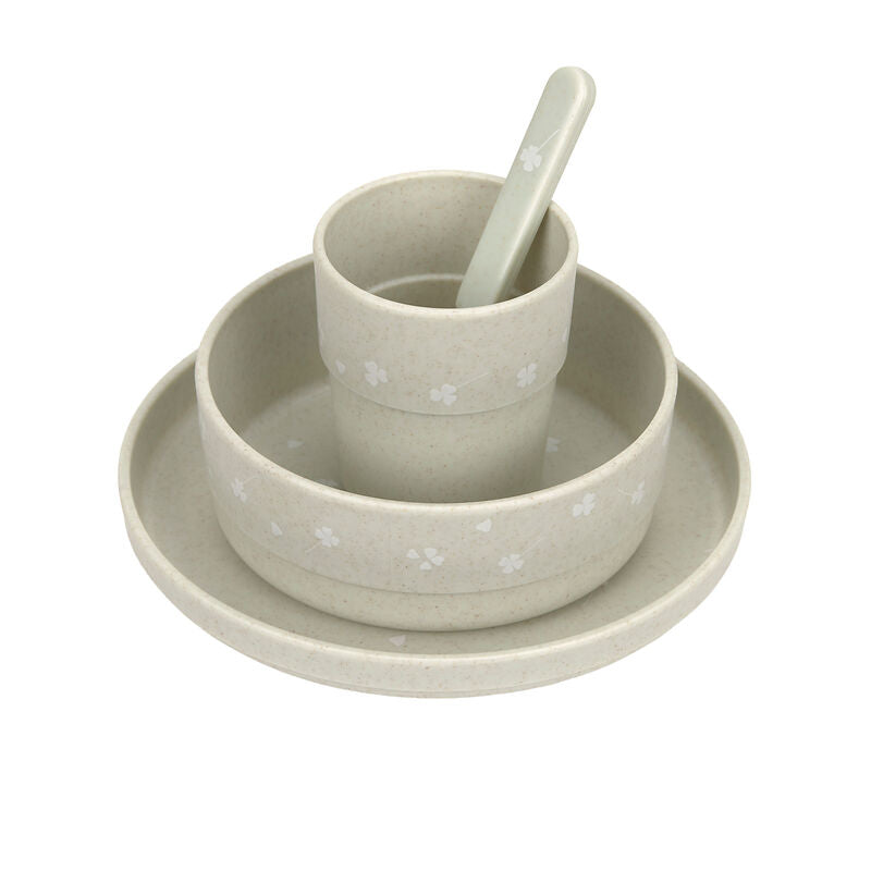 Lassig - Dish Set PP/Cellulose Cozy Loved Ones Pale Khaki