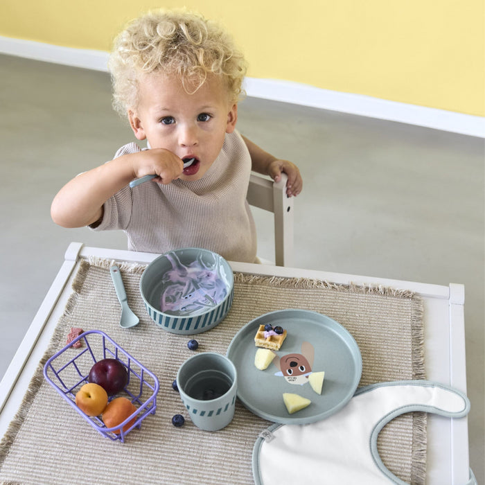 Lassig - Dish Set PP/Cellulose Tiny Team Dog