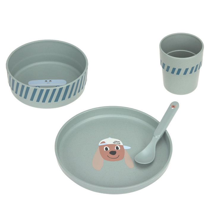 Lassig - Dish Set PP/Cellulose Tiny Team Dog