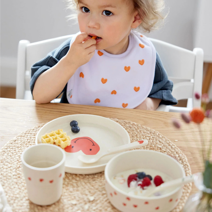 Lassig - Plate PP/Cellulose Happy Rascals Heart