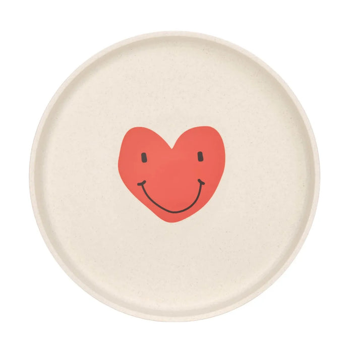 Lassig - Plate PP/Cellulose Happy Rascals Heart