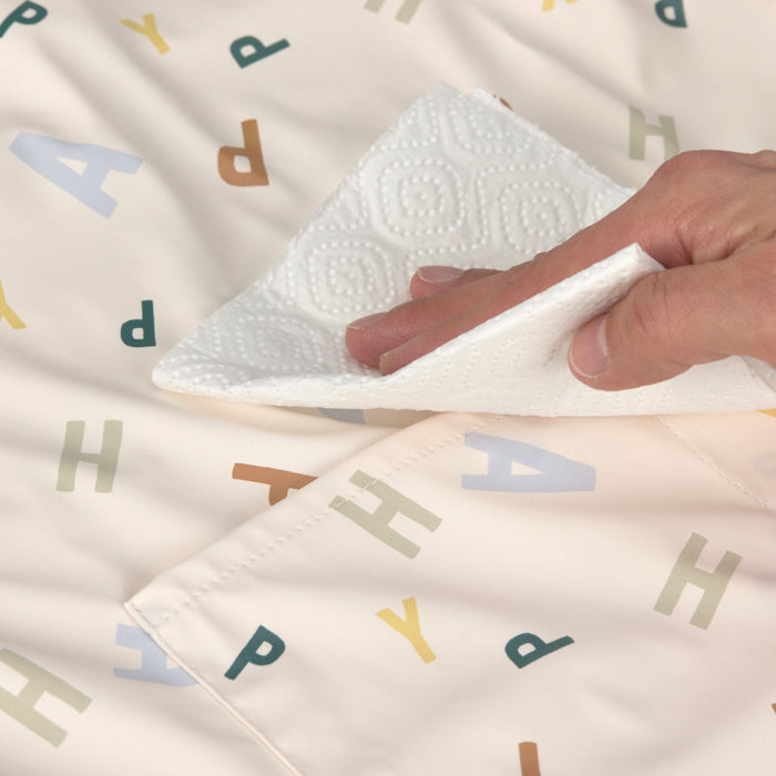 Lassig - Long Sleeve Apron Happy Fruits pastel Light blue