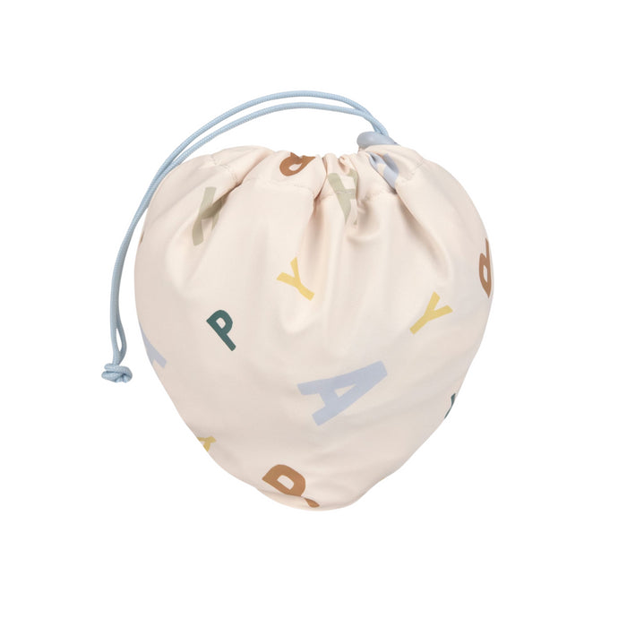 Lassig - Long Sleeve Apron Happy Fruits pastel Light blue