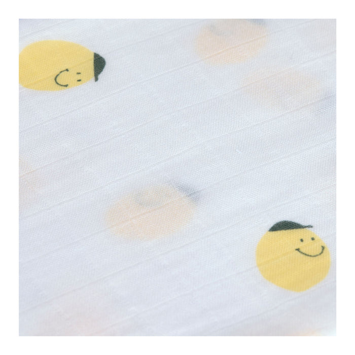 Lassig - Heavenly soft Swaddle L Happy Fruits Lemon, 3 pcs ass., 80 x 80 cm