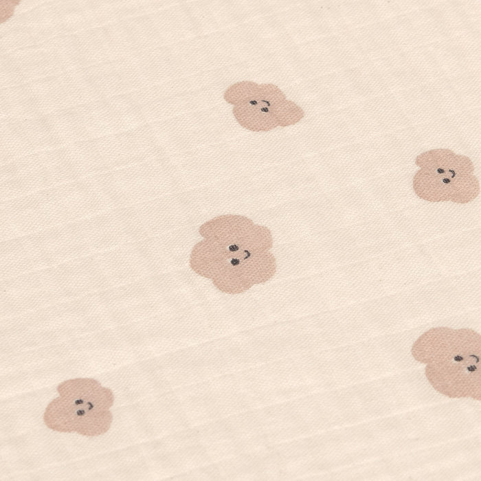 Lassig - Swaddle & Burp Blanket M 3 pcs Tiny Team mushroom (60 x 60 cm)