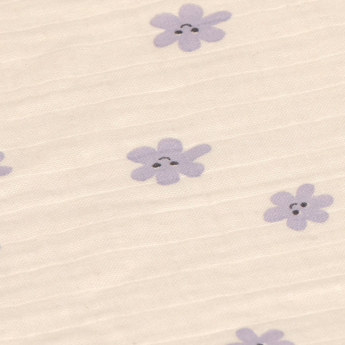 Lassig - Swaddle & Burp Blanket M 3 pcs Tiny team Pastel lilac(60 x 60 cm)