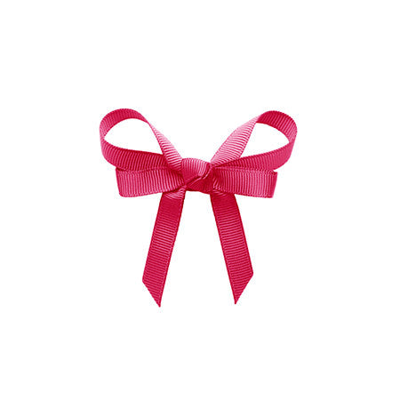 Prinsessefin - Haarspeldje strik met antisliplaagje, Elise Hot Pink