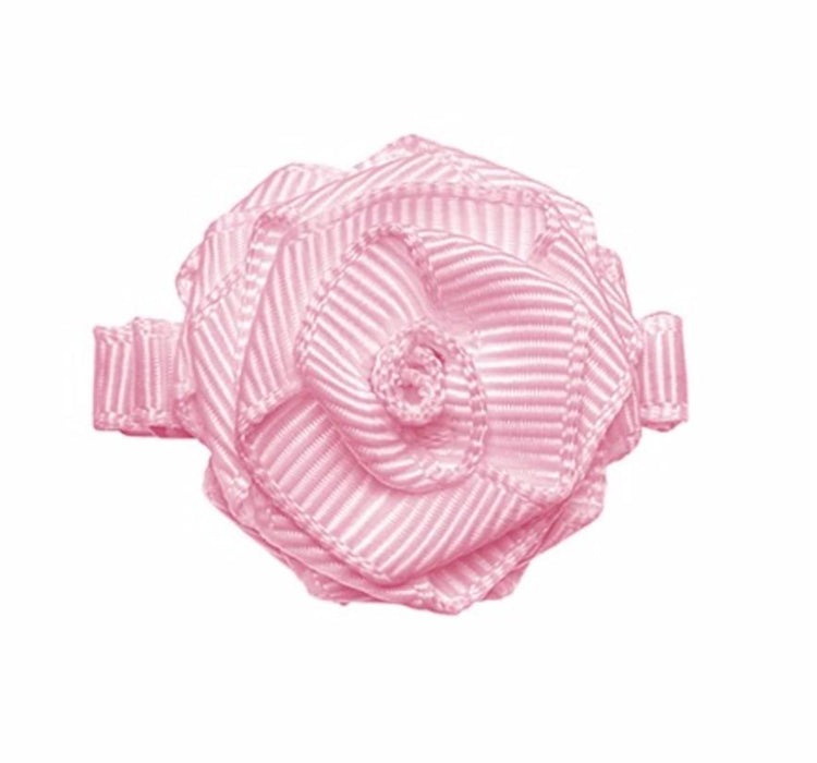 Prinsessefin - Haarspeldje roosje met antisliplaag, Leonor Pearl Pink