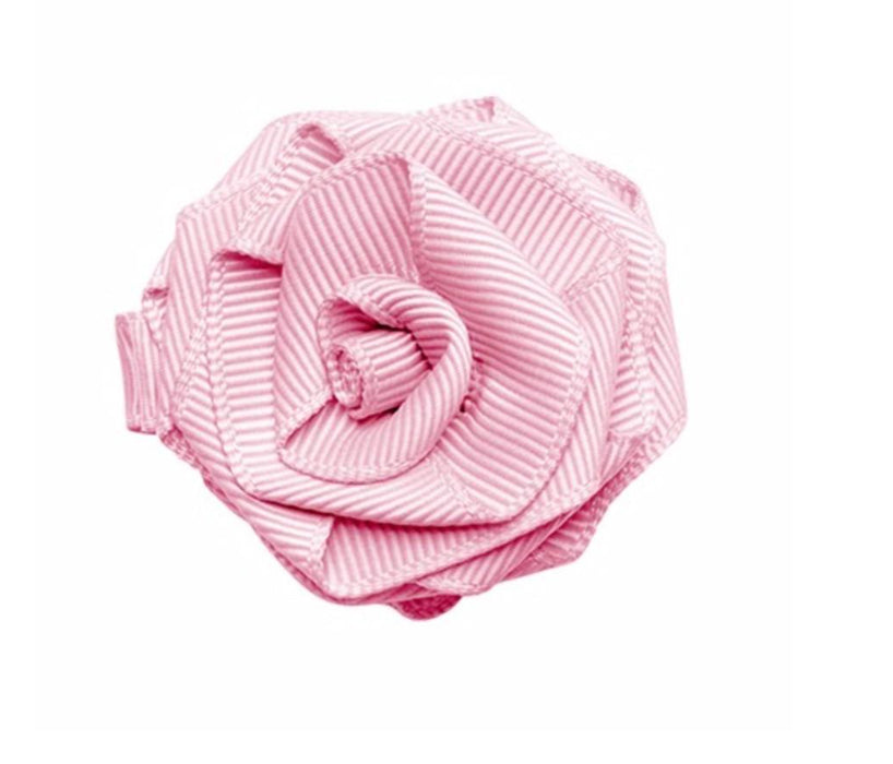 Prinsessefin - Haarspeldje roosje met antisliplaag, Victoria Pearl Pink